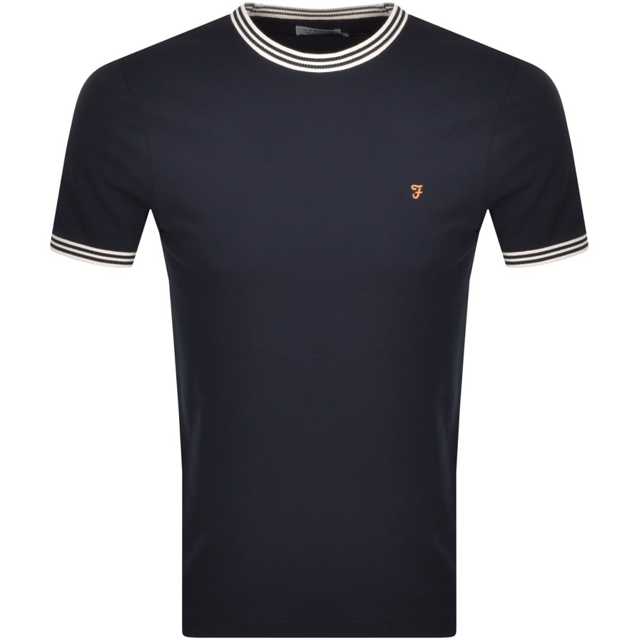 Alternative Image for ProductFarah Vintage Texas T Shirt Navy1